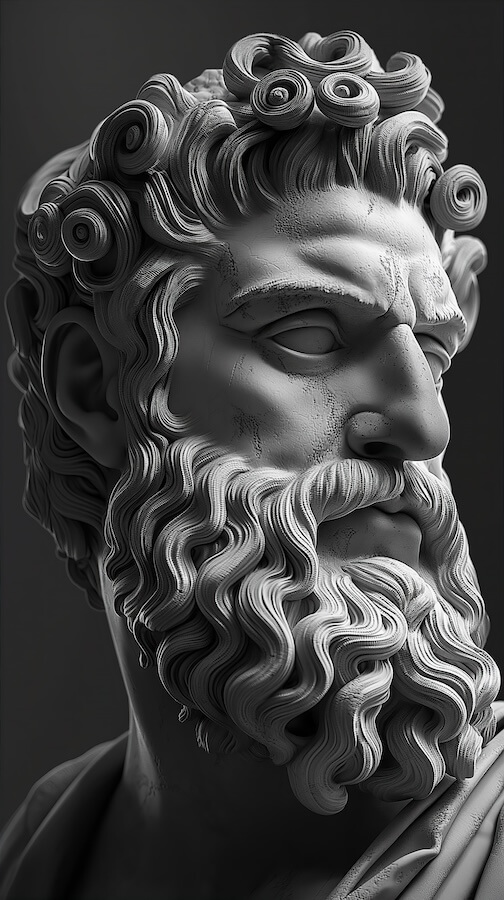 3d-black-and-white-portrait-of-an-ancient-greek-philosopher