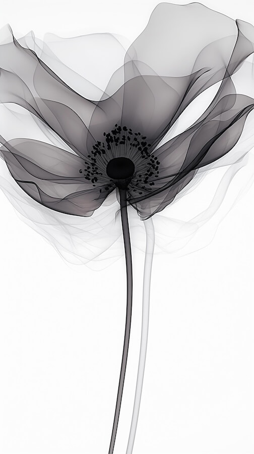 a-delicate-anemone-flower-made-of-black-smoke