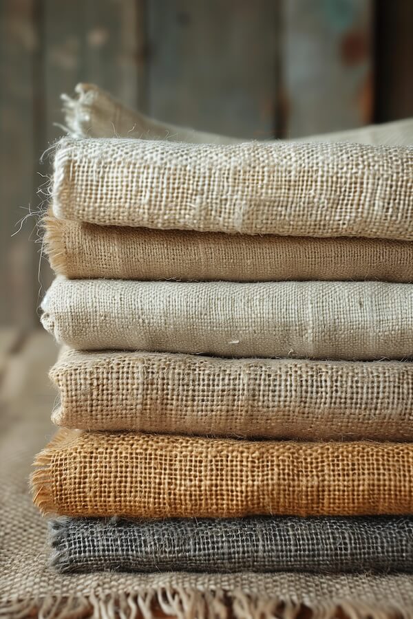 a-stack-of-burlap-fabric-in-various-shades-and-textures