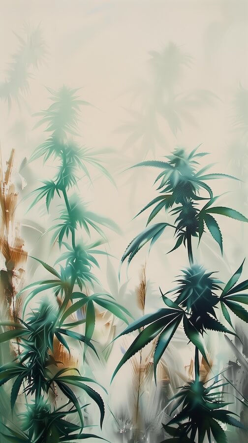 art-of-cannabis-plants-in-the-background-is-an-foggy-landscape