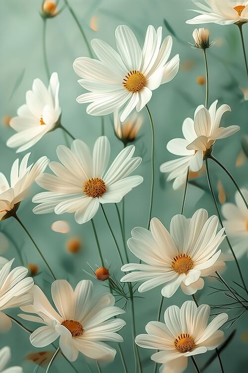 beautiful-white-daisies-in-full-bloom