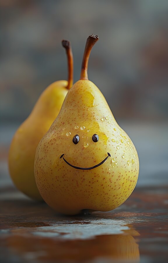 cute-and-happy-smiling-pear-face