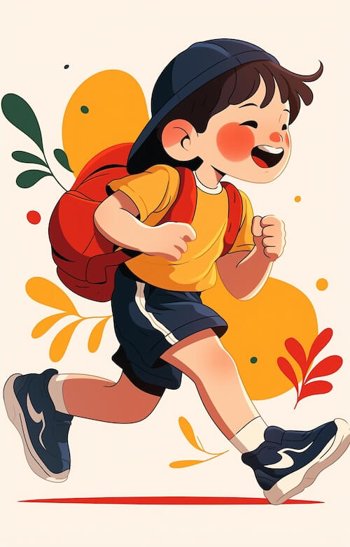 cute-little-boy-running-with-his-school-bag-on