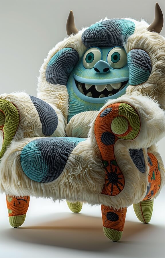 cute-little-monster-chair-with-a-furry-and-fluffy-texture