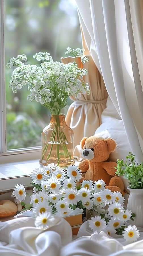 elegant-vase-on-the-windowsill-filled-with-daisies