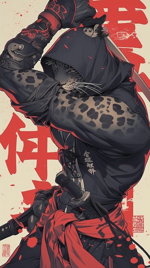 full-body-shot-of-a-leopard-ninja-in-the-style-of-manga