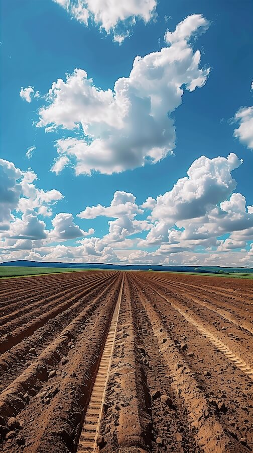 large-field-with-rows-of-freshly-planted-soil-ready-for-planting