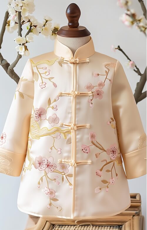 light-pink-embroidered-silk-childrens-coat