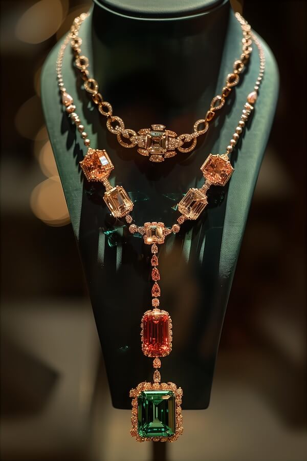 luxury-necklace-with-emerald-and-rose-gold-diamonds
