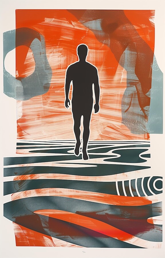 man-walking-in-the-style-of-screen-print-art-poster-by-peter
