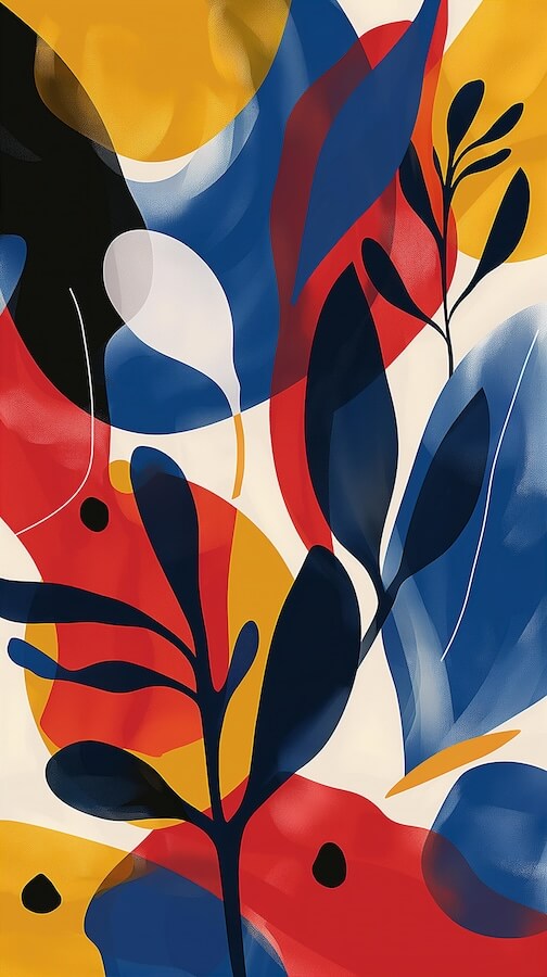 organic-shapes-and-fluid-lines-in-blue-red-yellow-and-white