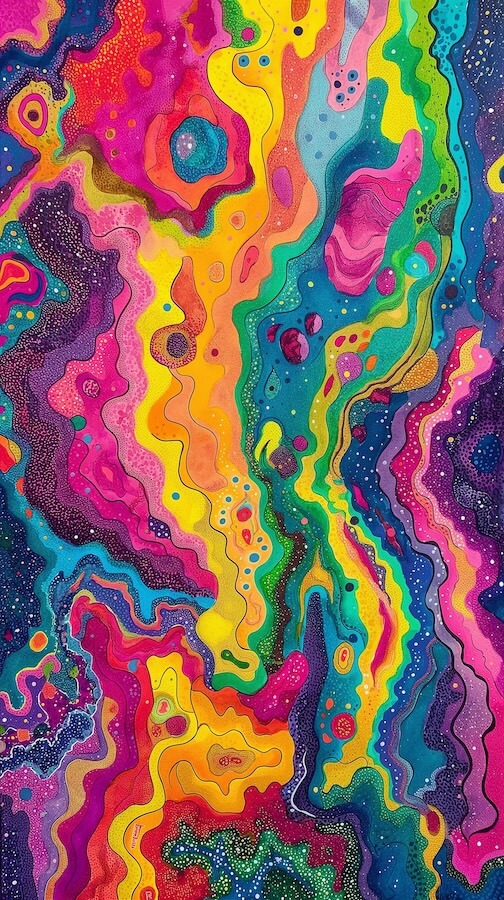 psychedelic-drawing-of-an-abstract-background