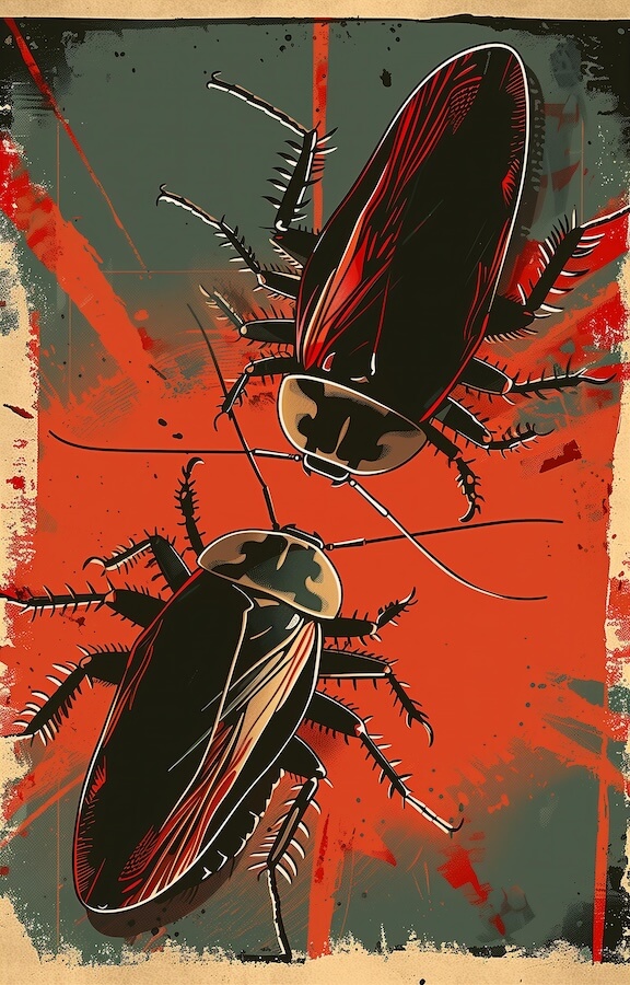 two-cockroaches-in-a-retro-poster-style-with-bold-colors