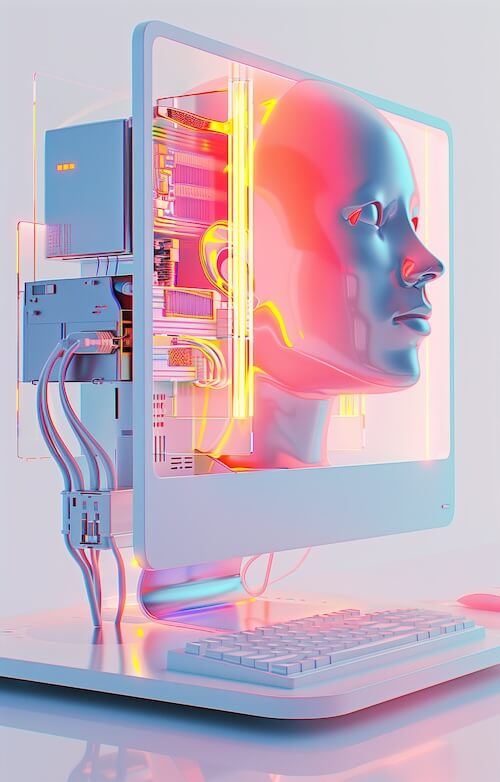 3d-render-of-a-computer-with-a-holographic-head-inside