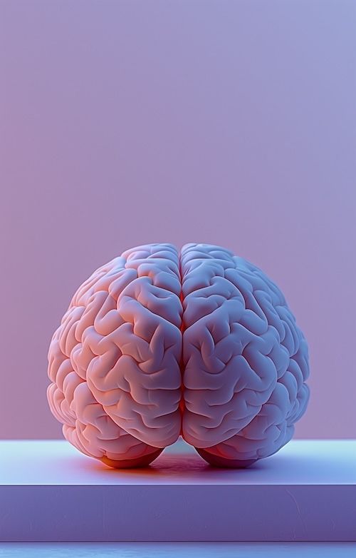 3d-render-of-an-oversized-brain-on-light-purple-background