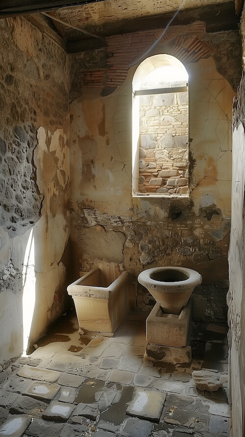 ancient-greek-bathroom-showing-a-toilet-and-an-open-window