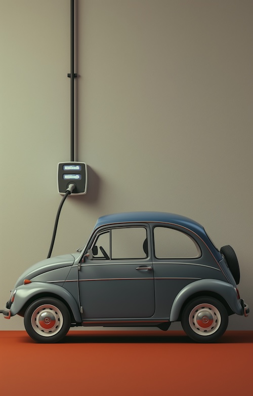 electric-vehicle-charging-with-an-old-style-grey-volkswagen-beetle