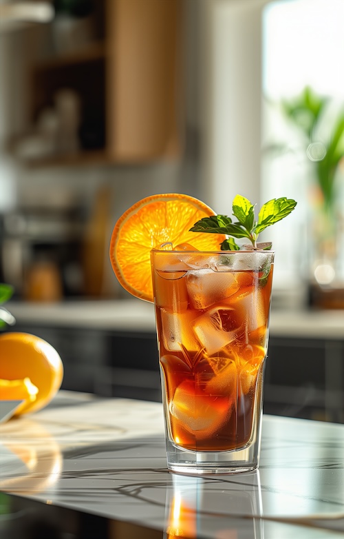 glass-of-sweet-iced-tea-with-an-orange-slice-and-mint-leaf