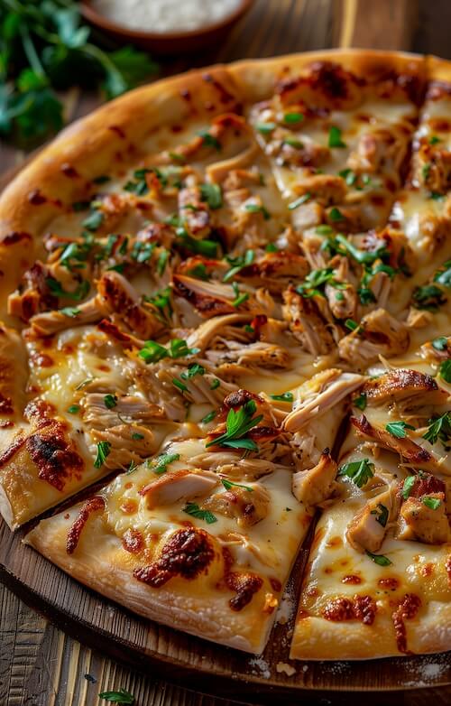 chicken-pizza-with-lots-of-cheese-and-herbs