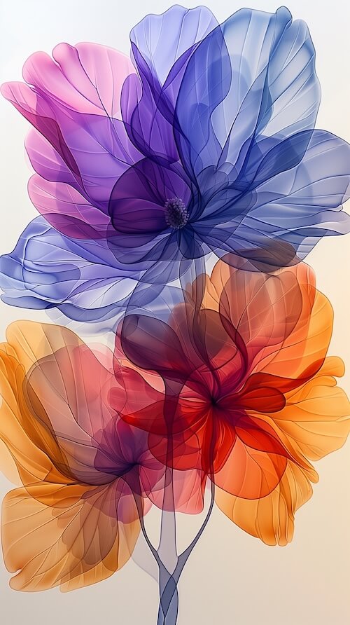 flower-made-up-of-translucent-petals-in-various-colors