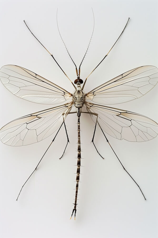 full-body-of-mosquito-with-transparent-wings-on-white-background