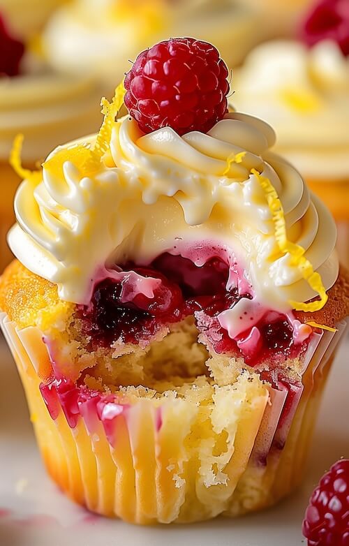 luscious-lemon-raspberry-cupcake-with-creamy-frosting