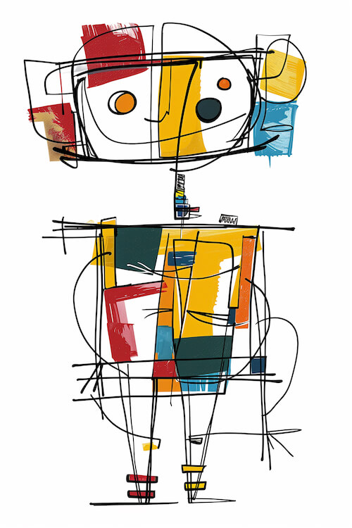 abstract-character-stick-figure-design-in-the-style-of-picassos