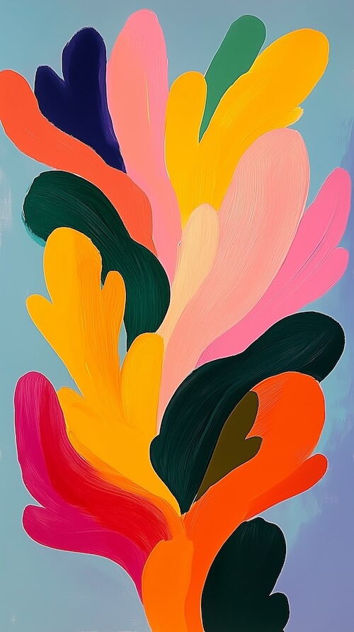 abstract-painting-of-colorful-flower-shapes