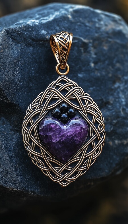 beautiful-handcrafted-intricate-pendant-made-of-purple-stone