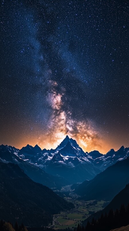 beautiful-night-sky-with-stars-over-the-swiss-alps