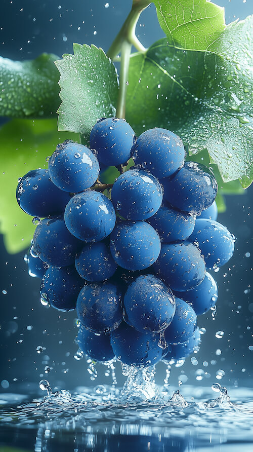 bunch-of-blue-grapes-with-water-droplets-on-the-fruit-surface