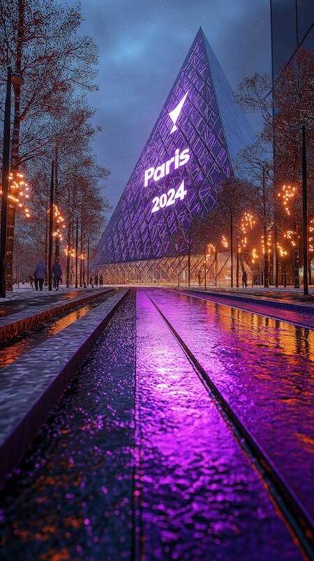 flame-of-the-olympic-in-paris-on-top-of-an-illuminated-pyramid