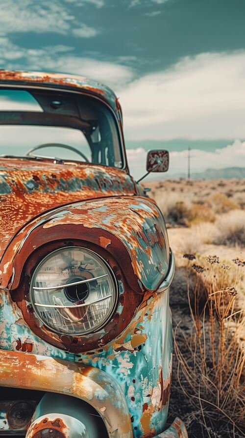 old-rusty-car-in-the-desert-with-an-aged-and-worn-out-look