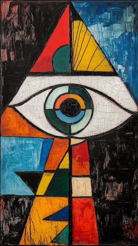 painting-of-an-eye-in-the-style-of-picasso-with-vibrant-colors