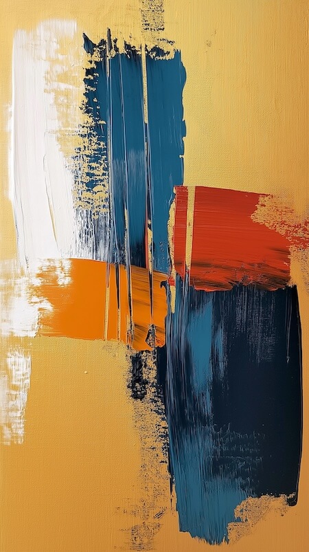 abstract-painting-with-color-blocks-in-blue-and-orange