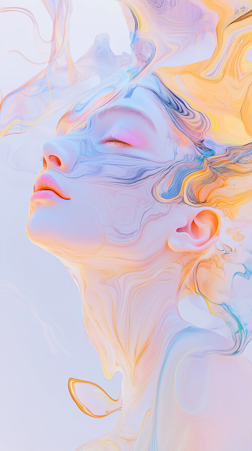 beautiful-abstract-woman-portrait-with-pastel-colors