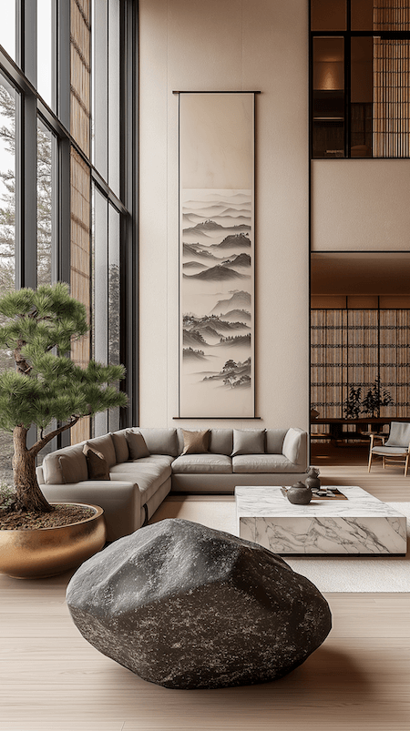 modern-japandi-style-living-room-with-a-large-window