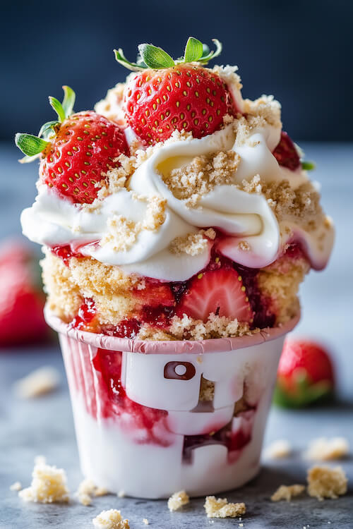 strawberry-shortcake-ice-cream-cup-filled-with-creamy-white-vanilla