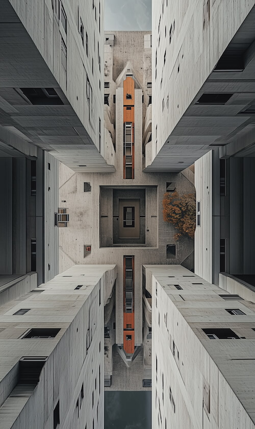 architectural-building-with-a-symmetrical-composition