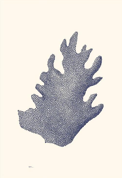 simple-and-minimalist-dot-art-drawing-of-an-abstract-blue-coral