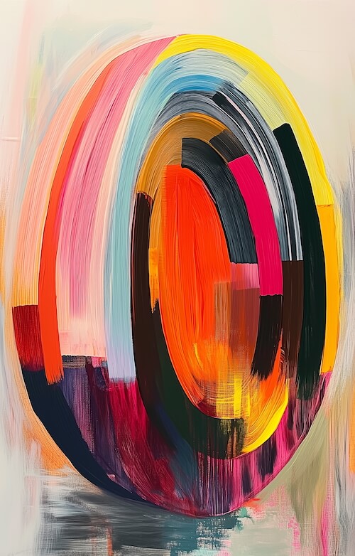 abstract-painting-of-large-circular-brush-strokes