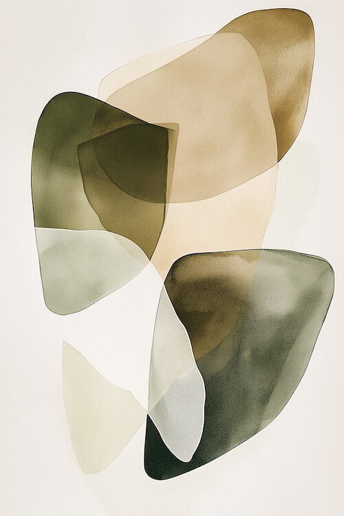 abstract-shapes-in-olive-green-and-brown-on-a-white-background