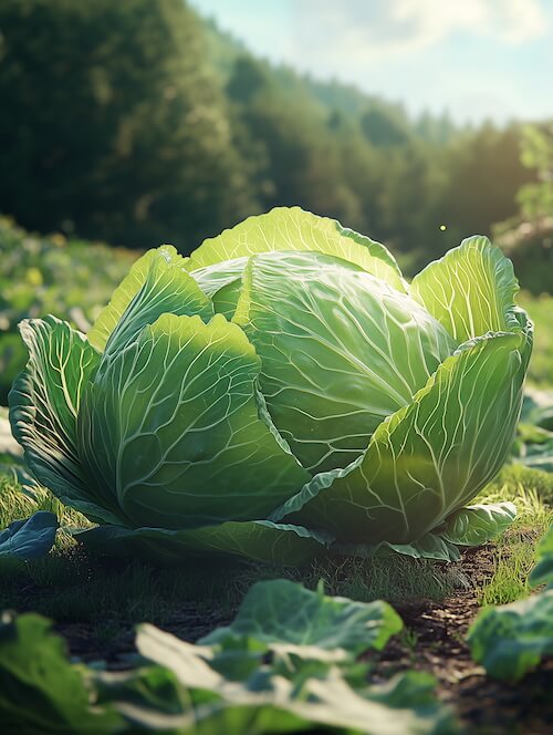 large-green-cabbage-lies-on-the-ground-in-an-open-field