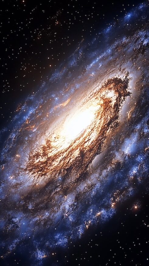 spiral-galaxy-captured-in-high-resolution-and-realistic-details