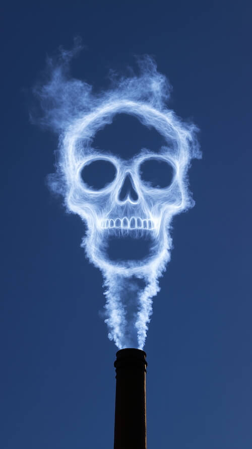 skull-shaped-smoke-billowing-from-the-chimney-of-an-factory