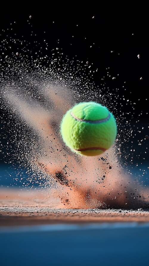 tennis-ball-is-flying-through-the-air-with-dust-particles-and-sand