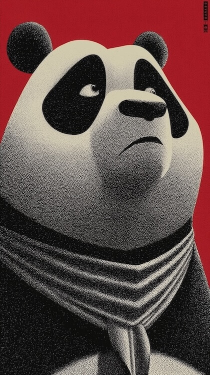 mugshot-of-a-gangster-panda-wearing-a-bandana