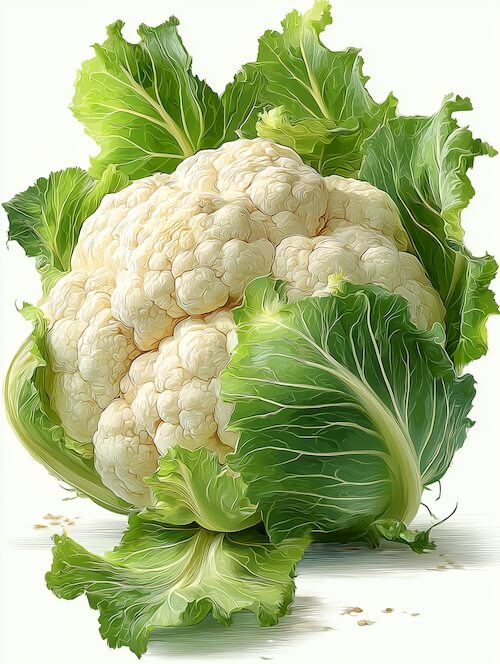 realistic-illustration-of-a-white-cabbage-with-green-leaves