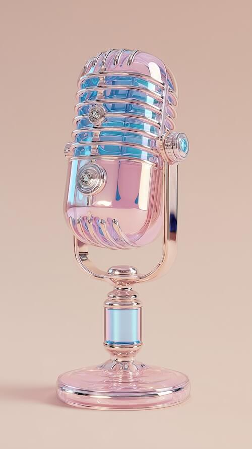 a-realistic-glass-microphone-crafted-from-clear-pink-crystal